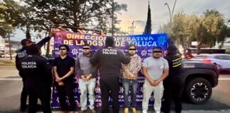 Policías de Toluca logran la aprensión de integrantes de una banda dedicada al abigeato