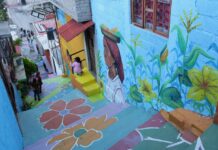 Gobierno de Ecatepec transforma calles de la colonia La Agüita con murales y alumbrado público