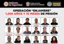 Mil 208 años de cárcel: Cae red de protección criminal en ayuntamientos del Edoméx tras despliegue de la Operación “Enjambre”